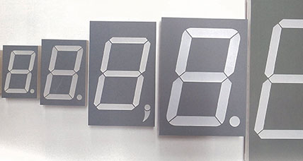 大型7セグメントLED